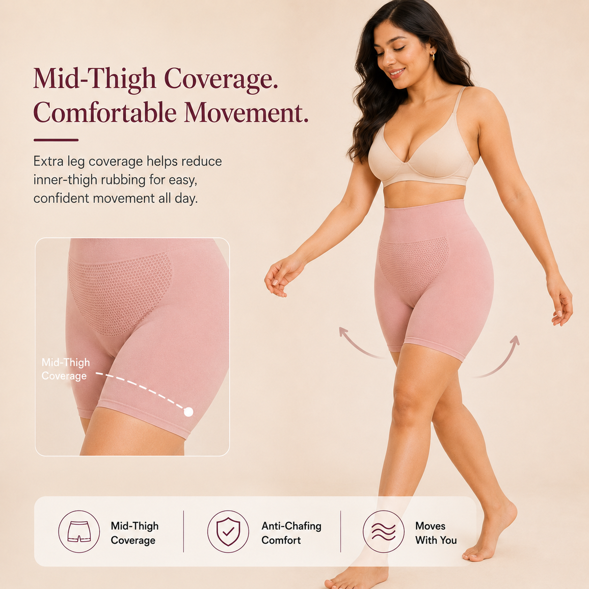High-Waisted Tummy Tucking shots for womens