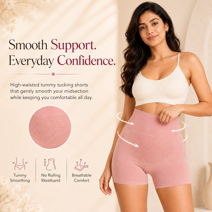 High-Waisted Tummy Tucking Shorts