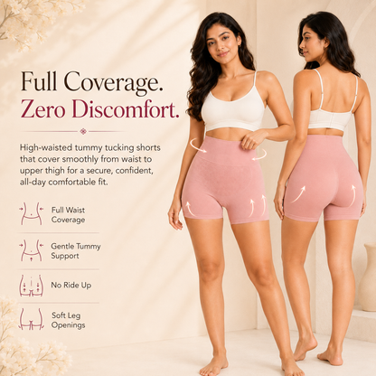 High-Waisted Tummy Tucking Shorts