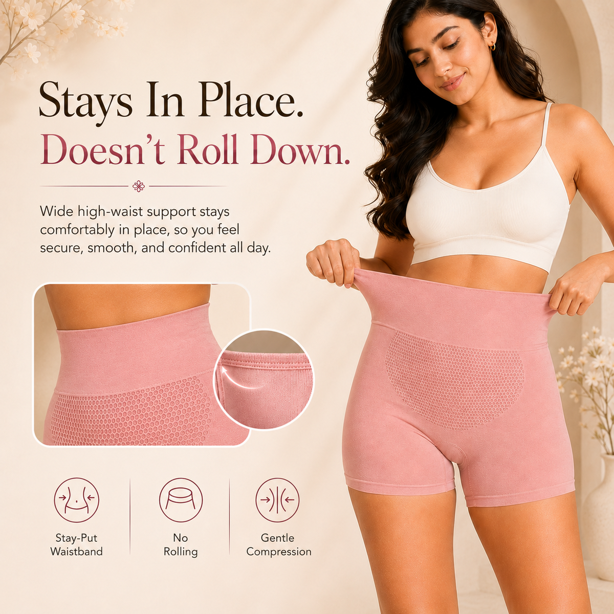 High-Waisted Tummy Tucking Shorts