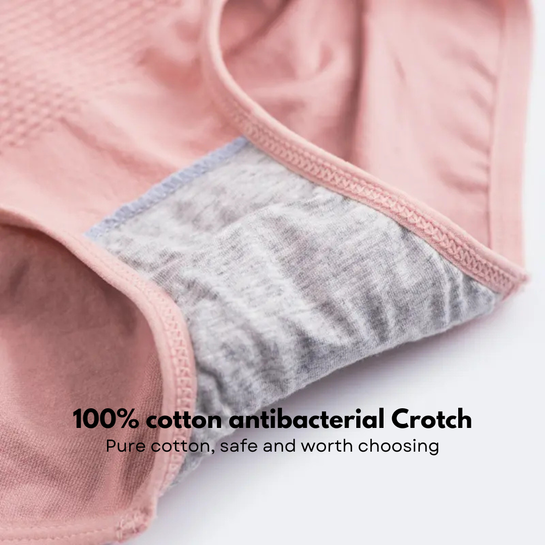 High-Waisted Tummy Control Underwear – Set of 4