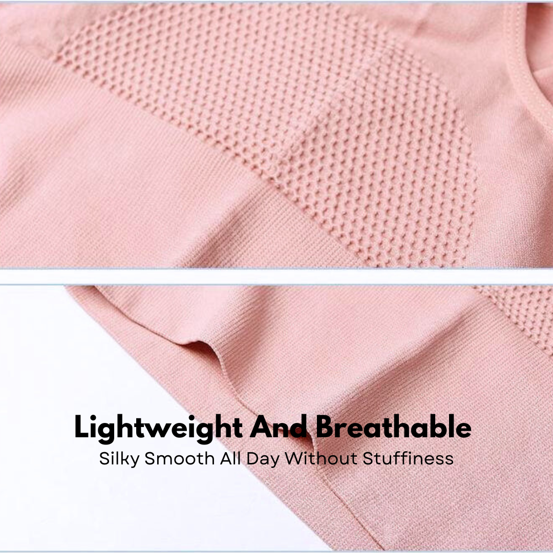 High-Waisted Tummy Control Seamless Underwear ( Beige ) Pack Of 2