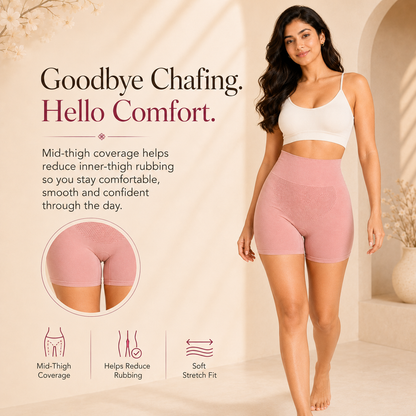 High-Waisted Tummy Tucking Shorts