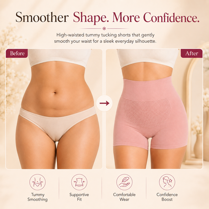 High-Waisted Tummy Tucking Shorts