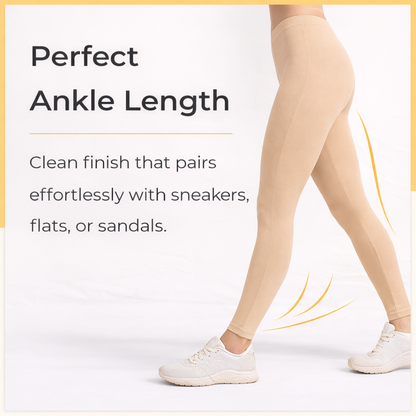 PureEase Premium Cotton Leggings - Skin