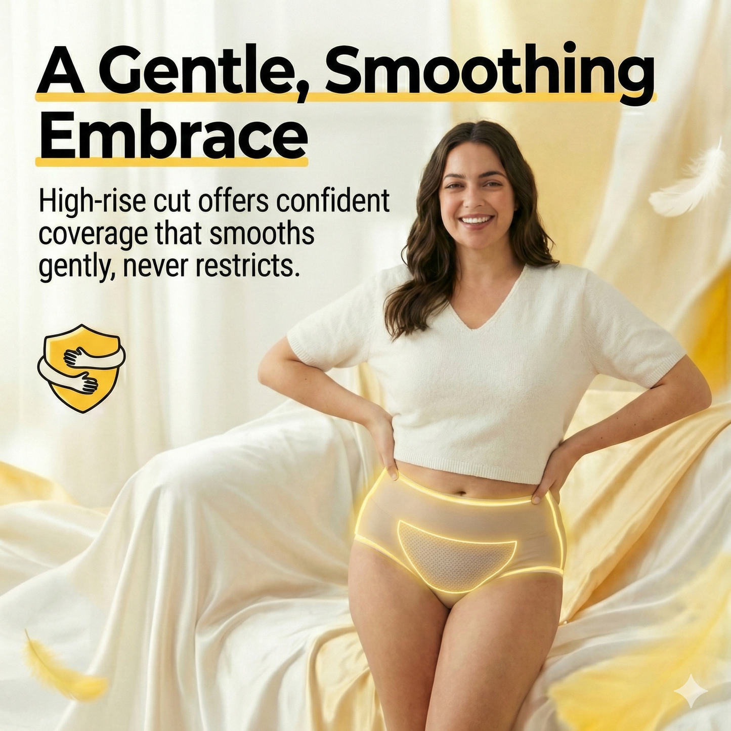 Cool & Comfee High-Waisted Smoothing Briefs (4-Pack)