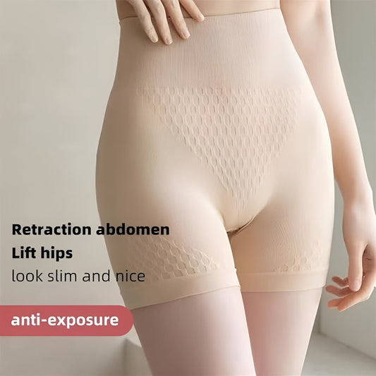 Womens High waisted Tummy Tucking Seamless Boy Shots (Pack of 4 )
